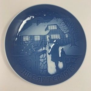 1973 Bing & Grondahl Denmark Jule After County Christmas Limited Addition plate